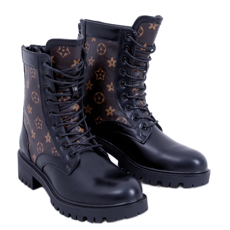 BM Botas de trabajo de mujer Voice Black marrón negro