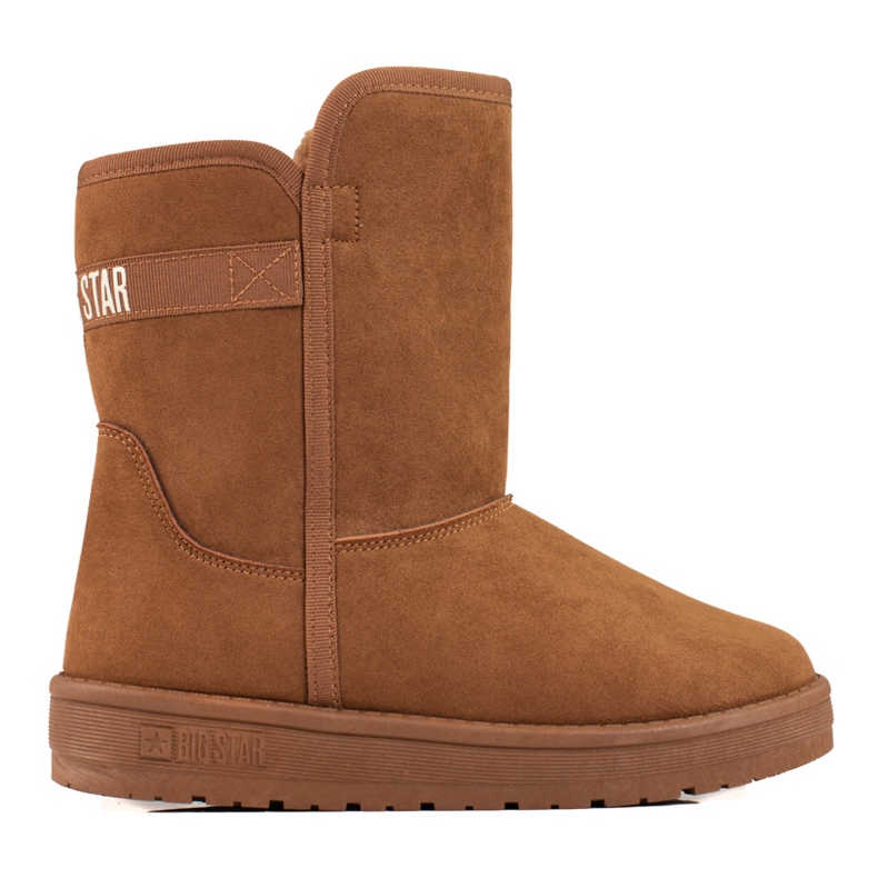 Botas altas de nieve marrones para mujer Big Star KK274616 marrón Botas altas de nieve marrones para mujer Big Star KK274616 marrón