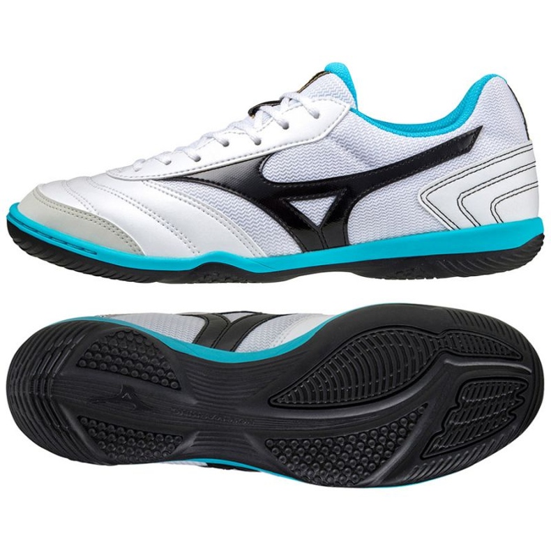 Zapatos de fútbol Mizuno Mrl Sala Club In Q1GA220309 blanco blanco