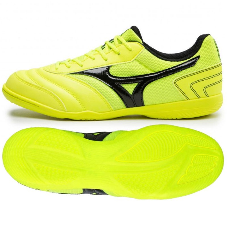 Zapatos de fútbol Mizuno Mrl Sala Club In Q1GA220345 dorado verde