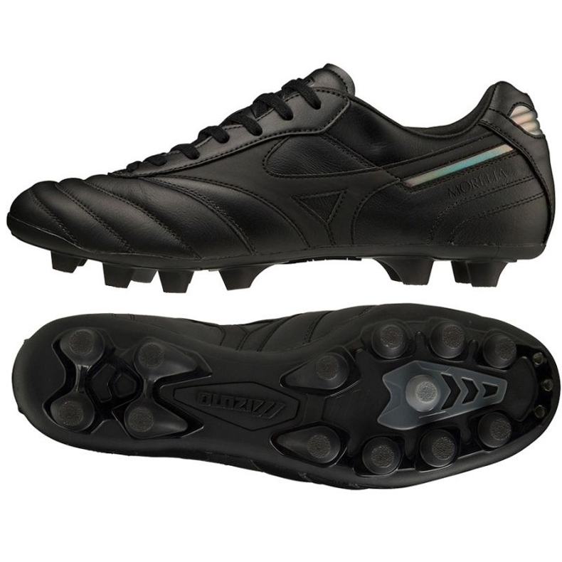 Botas de fútbol Mizuno Morelia Ii Elite Md M P1GA221260 negro negro Botas de fútbol Mizuno Morelia Ii Elite Md M P1GA221260 negro negro