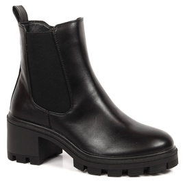 Negro Negro Botines Filippo Chelsea para mujer en el puesto