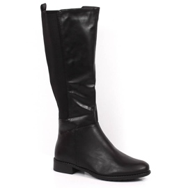 Botas cálidas de mujer Filippo negras con elásticos negro