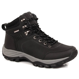 News Zapatos de trekking con aislamiento alto para hombre negro