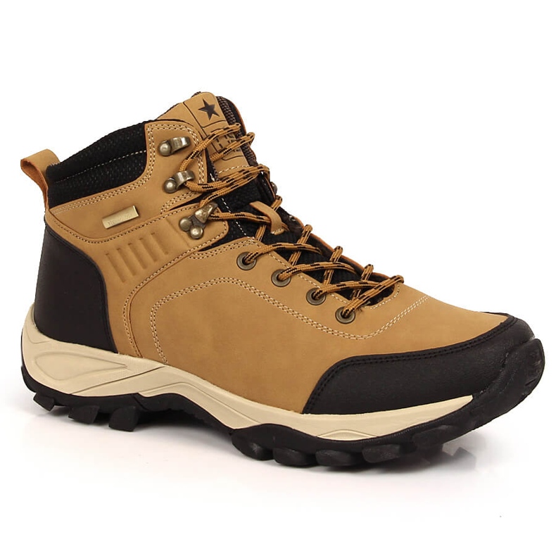 News Zapatos trekking altos hombre camel Noticias marrón