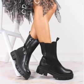 Filippo Botas Jodhpur Mujer Negras eVento negro