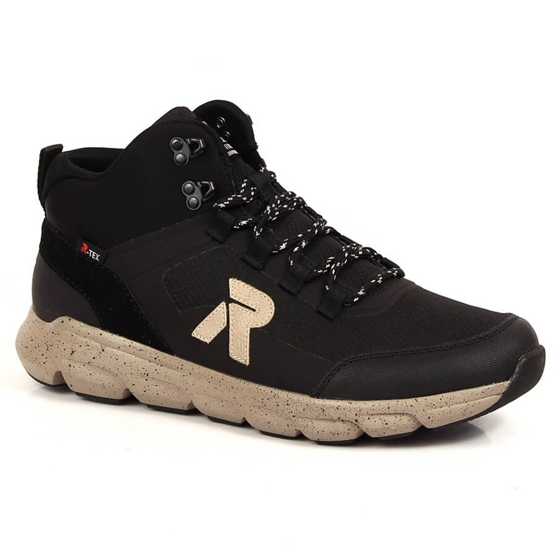 Rieker Revolution 07862-00 botas altas impermeables negras para hombre rojo