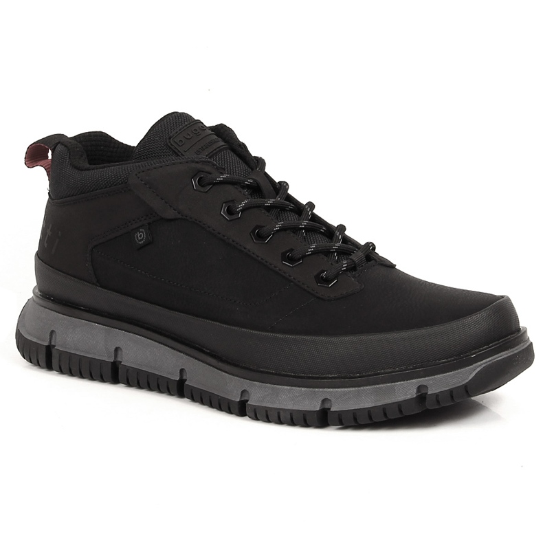 Zapatos altos cómodos de hombre negros Bugatti KK153231