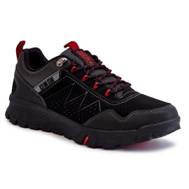 Zapatillas Low Trekking Hombre Memory Foam Big Star KK174126 Negro