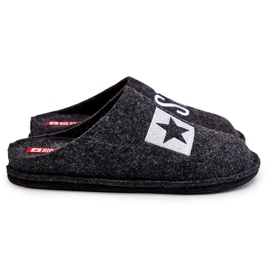 Pantuflas Clásicas de Hombre Big Star KK176003 Negro
