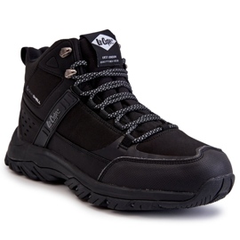 Zapatos de trekking cálidos para hombres Lee Cooper LCJ-22-01-1412 Negro