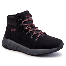 Zapatos de trekking cálidos para hombres Lee Cooper LCJ-22-31-1451 Negro