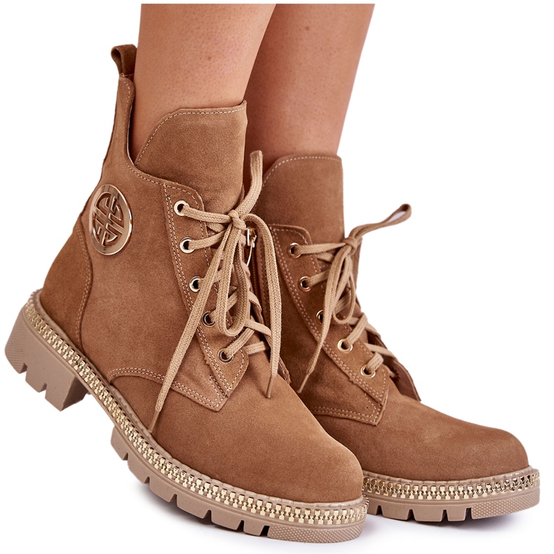 FILIPCZYK Botas térmicas mujer con cremallera Camel Sinem beige