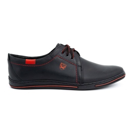 Polbut Zapatos de piel para hombre 343 negro