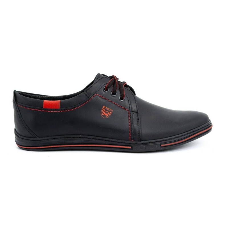 Polbut Zapatos de piel para hombre 343 negro