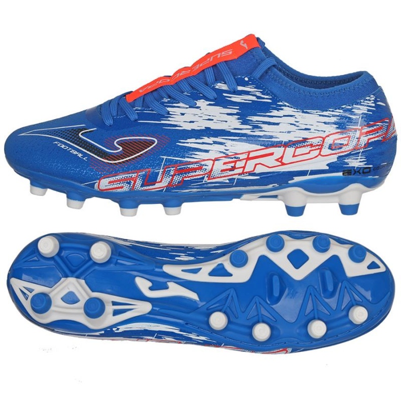 Botas de fútbol Joma Super Copa 2204 Fg M SUPW2204FG azul azul