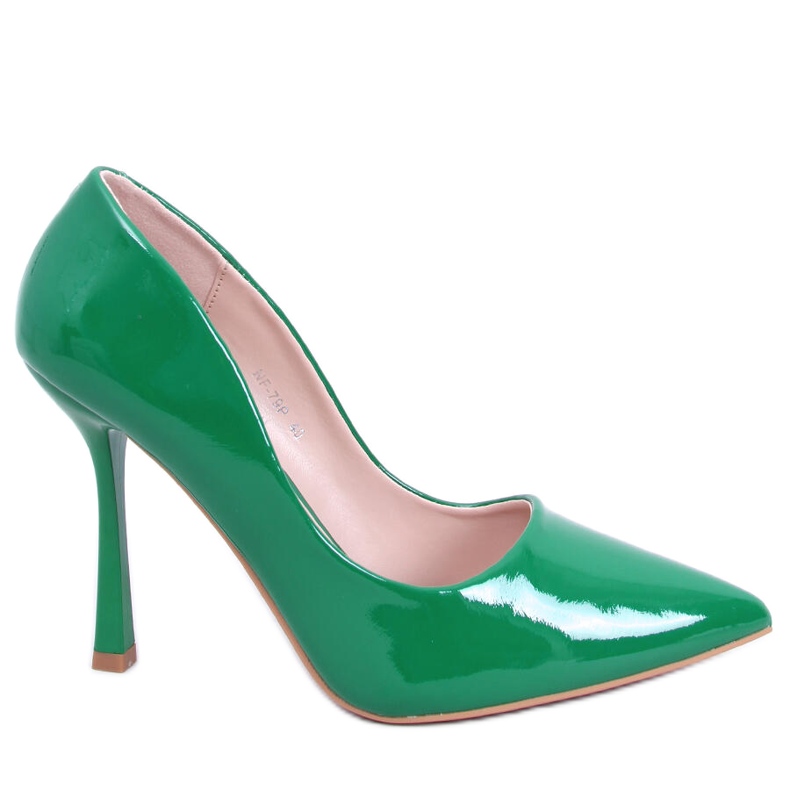 PA1 Zapatos de tacón de mujer lacados Anika Grass verde