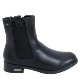 PA1 Botines Chelsea de mujer Robin Black negro