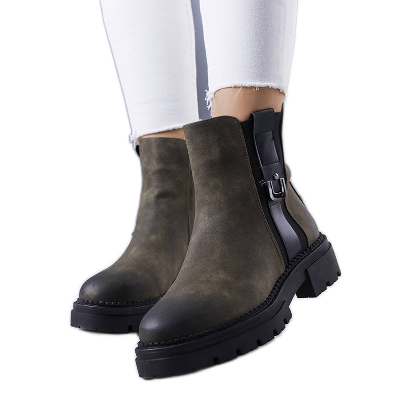 BM Botas con aislamiento verde de Xiomara