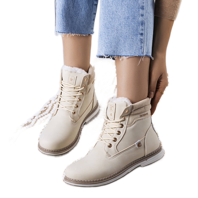 BM Botas con aislamiento beige de Saylor BM Botas con aislamiento beige de Saylor