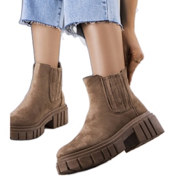Botas aislantes marrones Leiva marrón