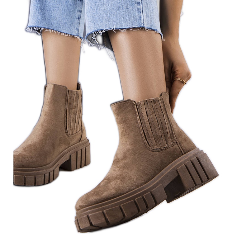 Botas aislantes marrones Leiva marrón