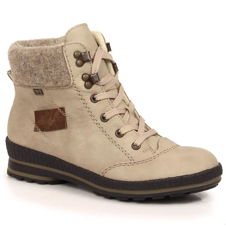 Botas aislantes impermeables y cómodas Rieker W RKR554 beige