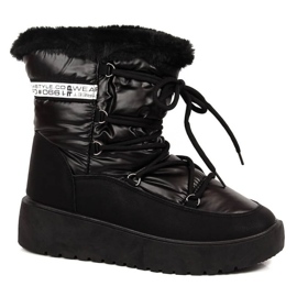 Botas de nieve cálidas con cordones Filippo W PAW400A negro