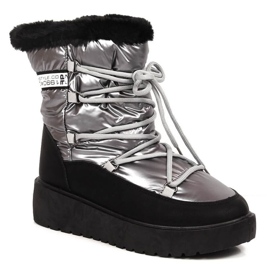 Botas de nieve cálidas con cordones Filippo W PAW400B plata