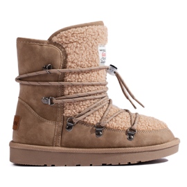Botas de nieve mujer shelovet beige cálido