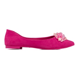 Bailarinas de mujer con cristales shelovet rosado
