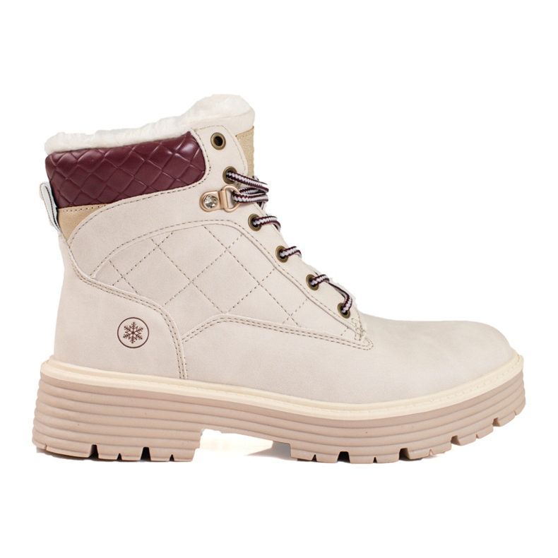 Cazadoras de mujer con aislamiento de piel shelovet beige