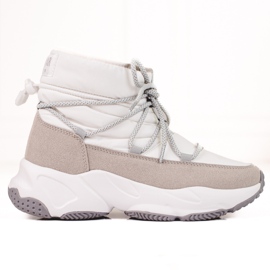 Botas de nieve blancas para mujer Big Star KK274272 beige