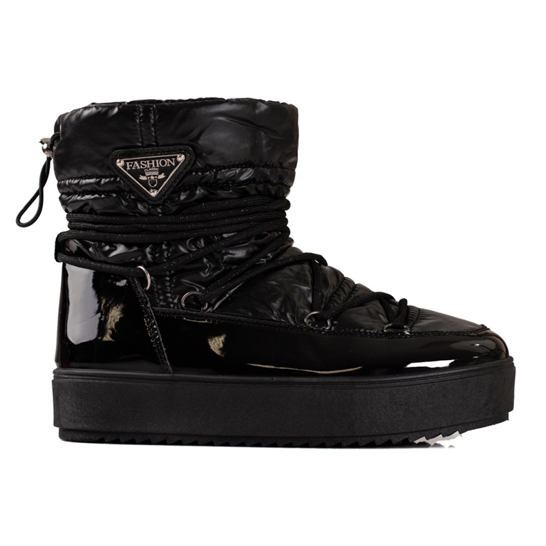 Botas de nieve shelovet negras para mujer negro