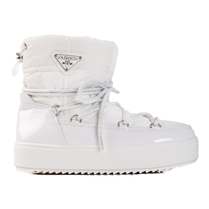 Botas de nieve shelovet blancas para mujer blanco