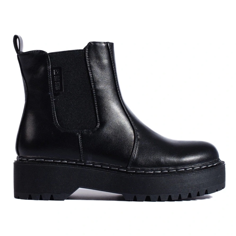 Botines Chelsea de mujer negros Big Star II274101