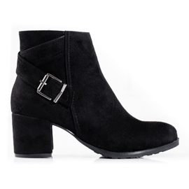 T.Sokolski Botines de gamuza en el puesto de Sokolski. negro