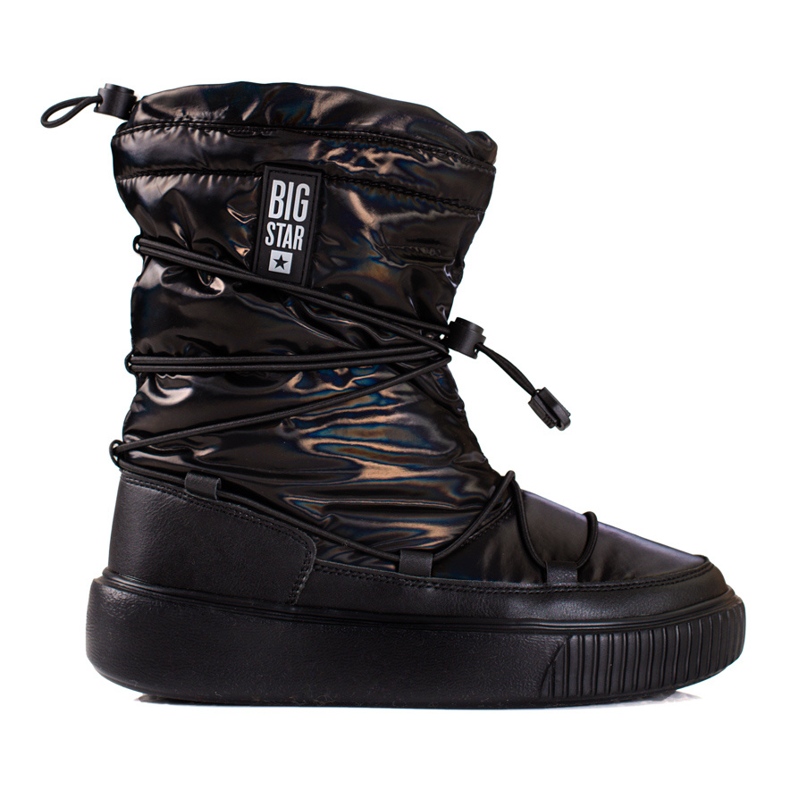 Botas de nieve negras para mujer Big Star KK274193 negro