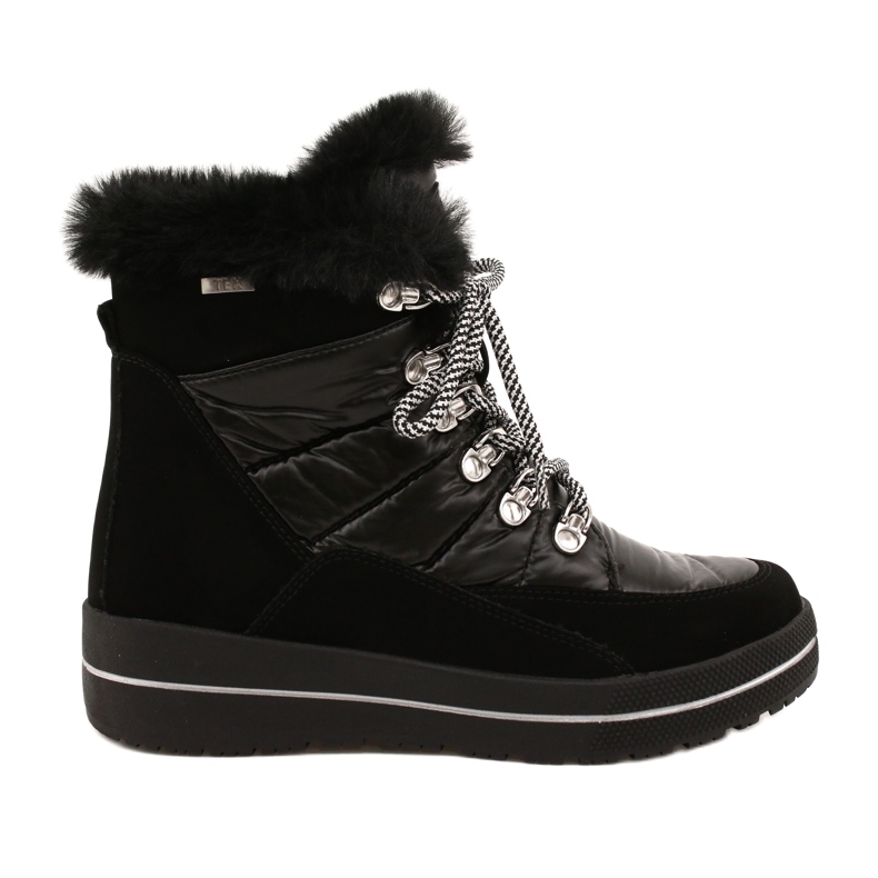 Botas de nieve negra para mujeres de Caprice impermeable 9-26240-29 019 negro