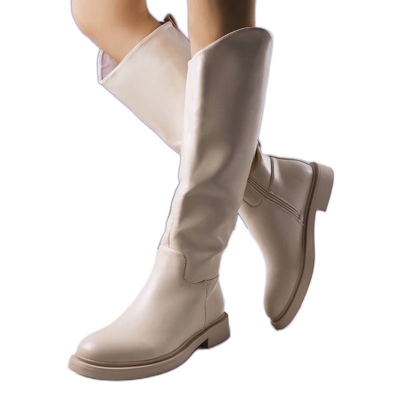 Botas Prinio beige con aislamiento