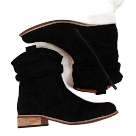 Botas cowboy negras eVento de ante negro