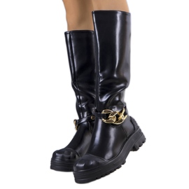 PA1 Botas negras insuladas Cerreto negro