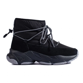 Botas de nieve negras para mujer Big Star KK274274 negro