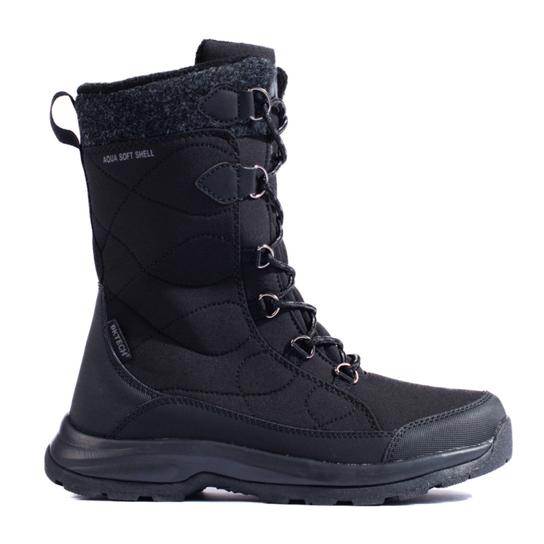 Zapatos trekking mujer cordones DK impermeable negro