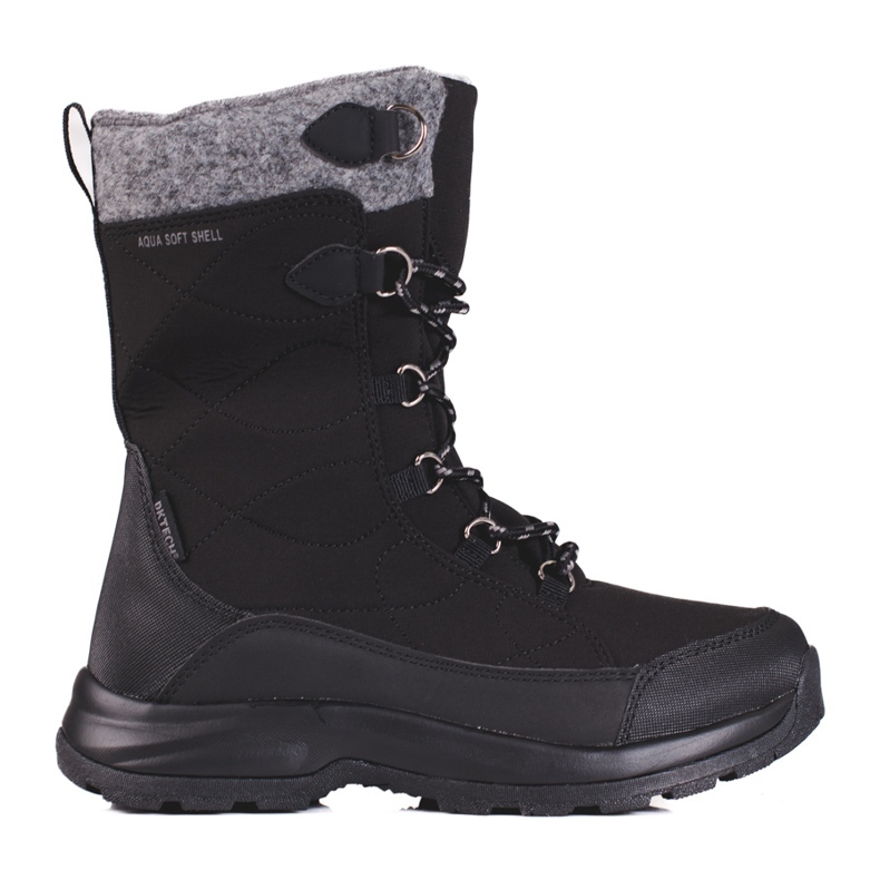 Zapatos trekking mujer cordones DK impermeable negro