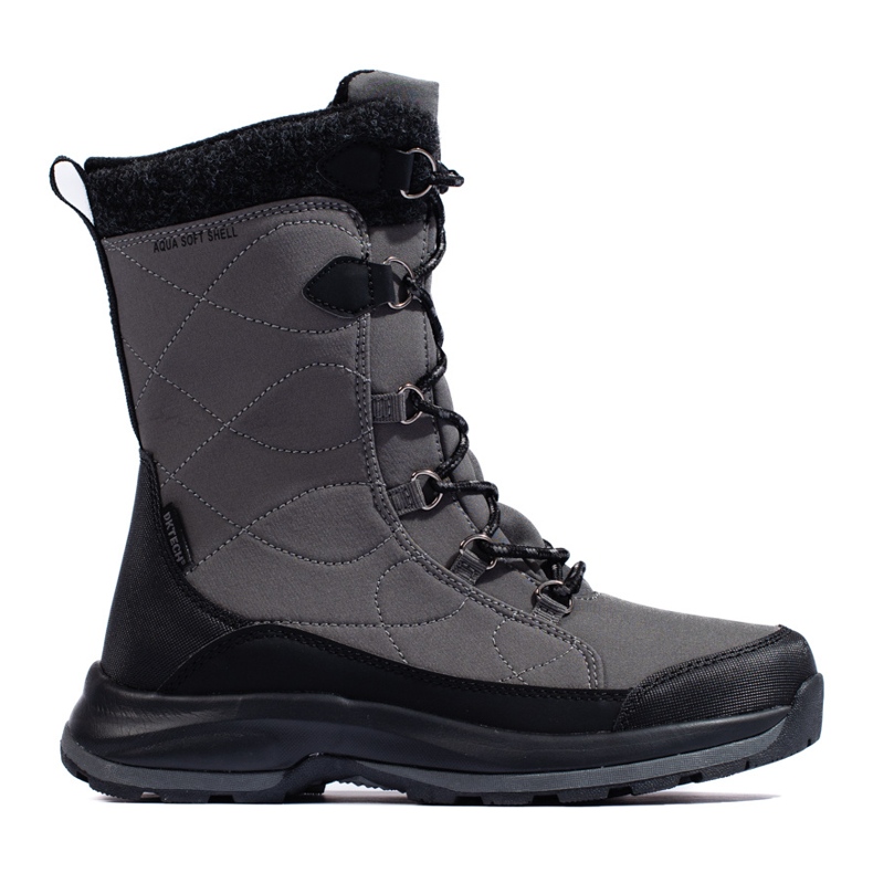 Zapatos trekking mujer cordones DK impermeable gris