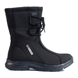 Zapatos de trekking de mujer con abrigo de piel de oveja DK negro
