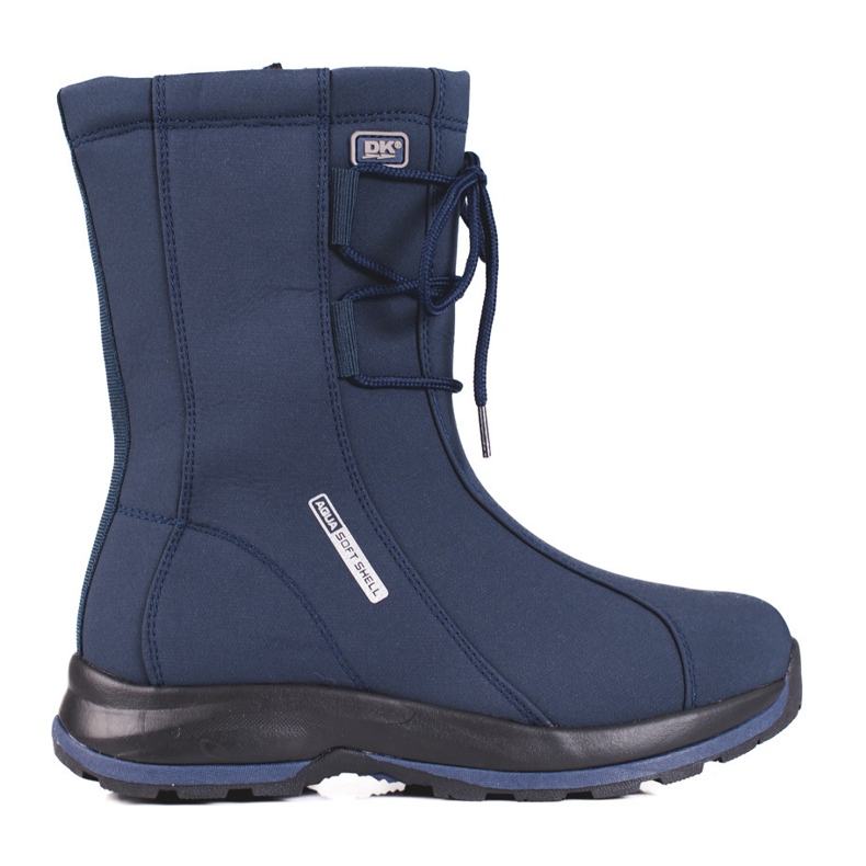 Zapatos de trekking de mujer con abrigo de piel de oveja DK azul