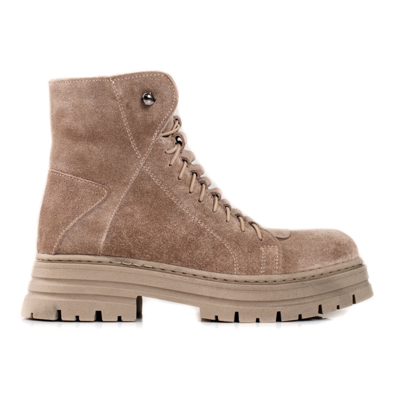 Cazadores cuero natural beige