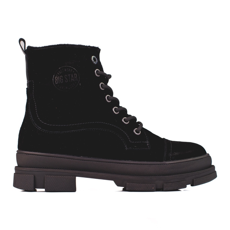 Cazadoras de mujer Big Star KK274525 fabricadas en piel natural negro